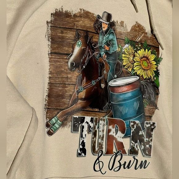 None Tops - Turn and Burn Hoodie